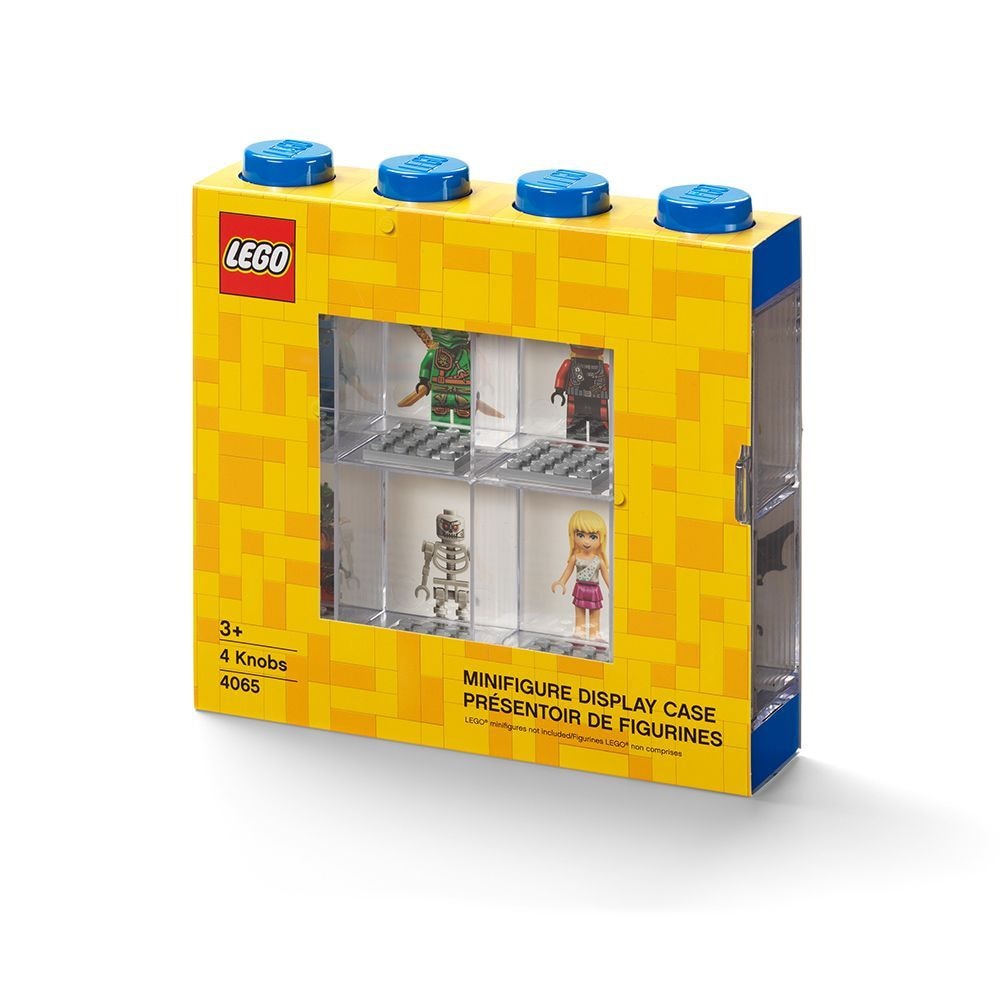 Minifigure Display Case for Up to 8 Figures, Red C9V7 - product image 1