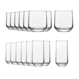 Ascent 16pc Tumbler Glassware Set, Dishwasher Safe, 8pc x 13.3-oz and 8pc x 16-oz L9J2 - product image 1