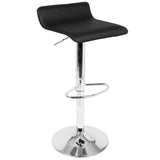 Ale PU Leather Swivel Counter/Bar Stool Adjustable Height (2-Piece Set) W5I0 - product image 1