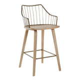 Winston Fixed-Height Counter Stool, Wood, 26-in U1N7 - product image 1