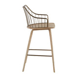 Winston Fixed-Height Counter Stool, Wood, 26-in W9Q0 - product image 4