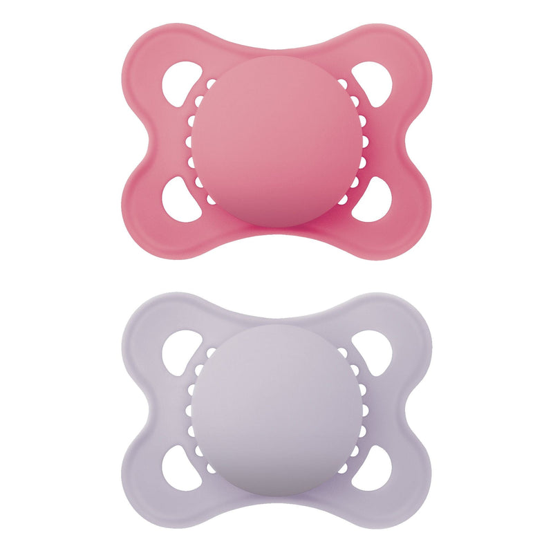 Matte Non-Deco Pacifier, 0-6 Months, Girl, 2-pk A9Q5