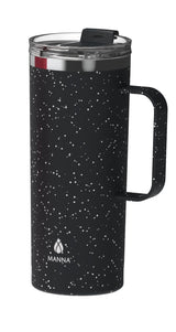 Tahoe Insulated Stainless Steel Mug with Leakproof Lid, Speckled Black, 591-mL Y7S3 - product image 2