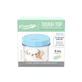 Tough Tops Durable Plastic Lids, Regular-Mouth, Assorted, 4-pk L3M5 - product image 1