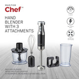 Corded Hand Blender with Whisk, Stainless Steel, Black Y1C7 - product image 2