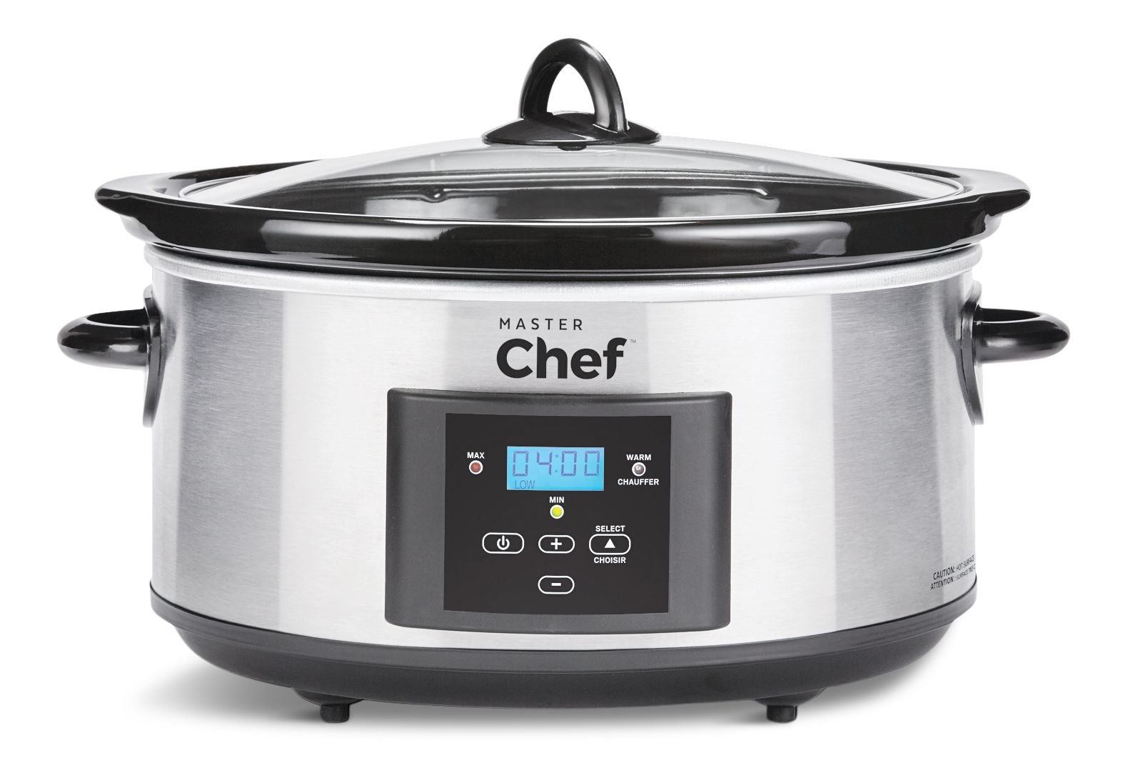 Digital Programmable Slow Cooker, Stainless Steel, 6qt V9G2 - product image 2