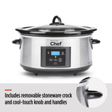 Digital Programmable Slow Cooker, Stainless Steel, 6qt R4L1 - product image 3