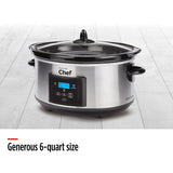Digital Programmable Slow Cooker, Stainless Steel, 6qt R4L1 - product image 4