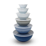 Mixing Bowl Set with Lids, Blue, 12-pc S9T9 - product image 1