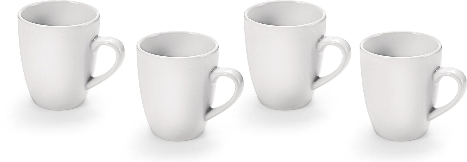 Stoneware Mug Set, 12-oz, Dishwasher and Microwave Safe, 4-pc A0F7 - product image 1