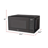 Matte Microwave, Black, 1.1-cu-ft X5Y0 - product image 5