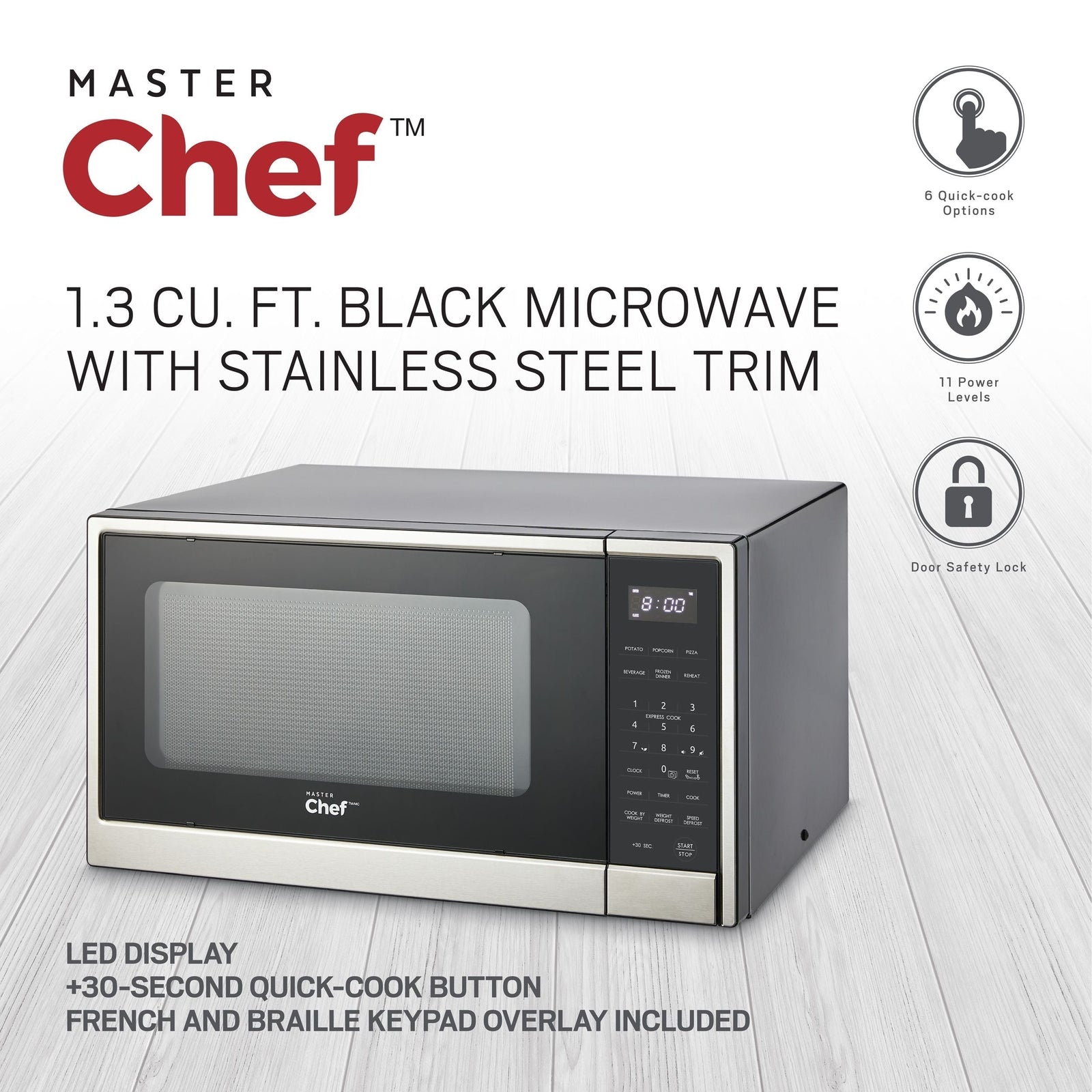 Microwave, Stainless Steel, 1.3-cu-ft K5Z6 - product image 4