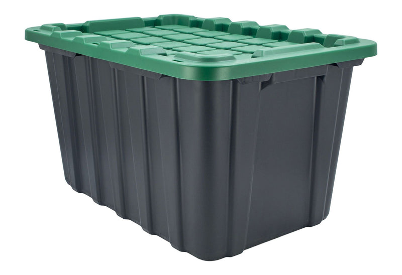 102-L Heavy-Duty Green/Black Tote C3T2