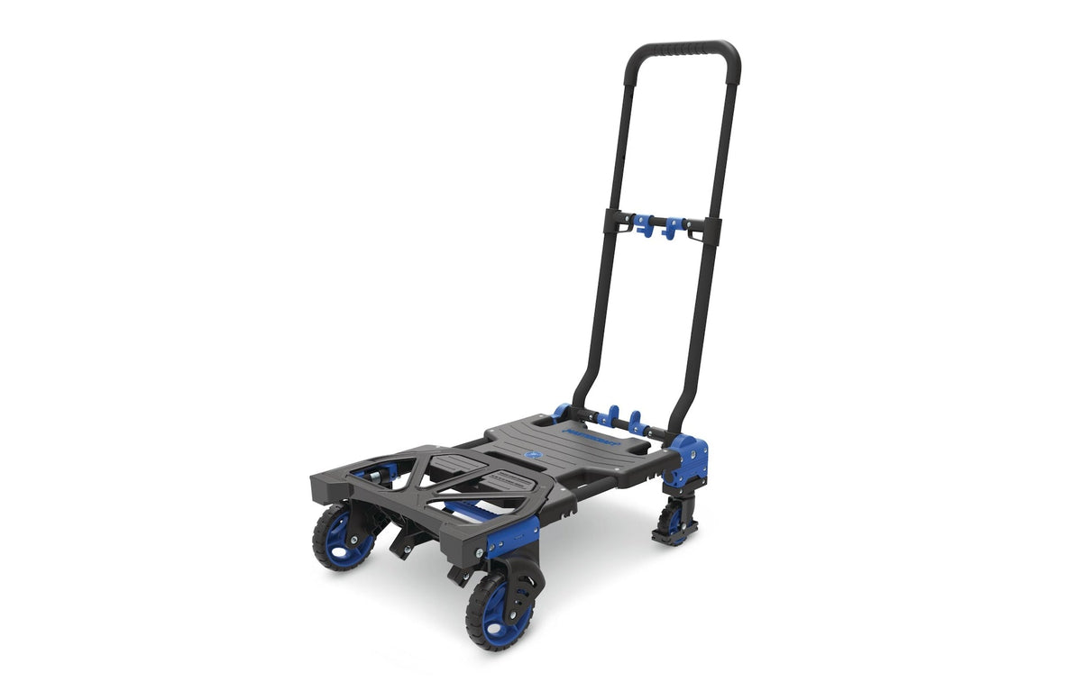 2-in-1 Folding Hand Truck, 300-lb, Black/Blue X2O3 - product image 1