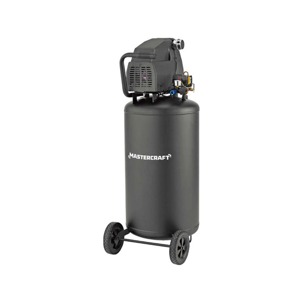 26-Gallon Oil-Free Portable Vertical Air Compressor, Matte Black, 135 PSI, 1.8HP F5K4
