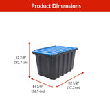 Heavy-Duty Polypropylene Flip Top Tote, 45-L E0Q0 - product image 7