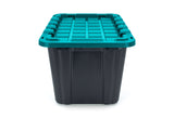 Heavy-Duty Storage Tote, 102-L, Teal R8M3 - product image 1
