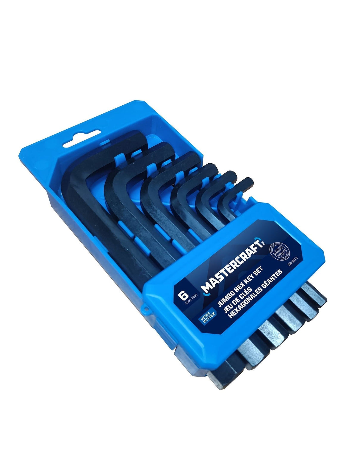 Jumbo Hex Key Set/Allen Wrench Set, Metric, High Quality Cr-V Steel, 6-pc Q5V9 - product image 3