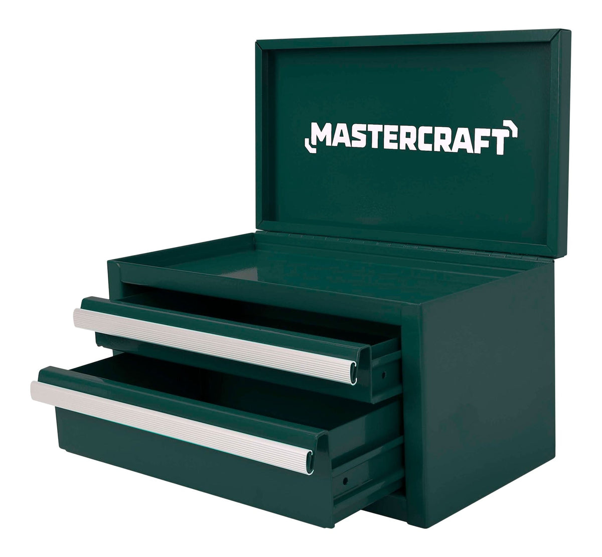 Miniature 2-Drawer Green Steel Toolbox Y5C9 - product image 1