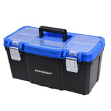 Portable Plastic Tool Box with Removable Tray & Tray Top, Blue, 19-in, Jumbo Hex Key Set/Allen Wrench Set, Metric, High... V0Z1 - product image 1