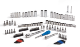 Socket Set, 128-pc, SAE / Metric, CRV, Nickel-Chrome Plating E4R6 - product image 4