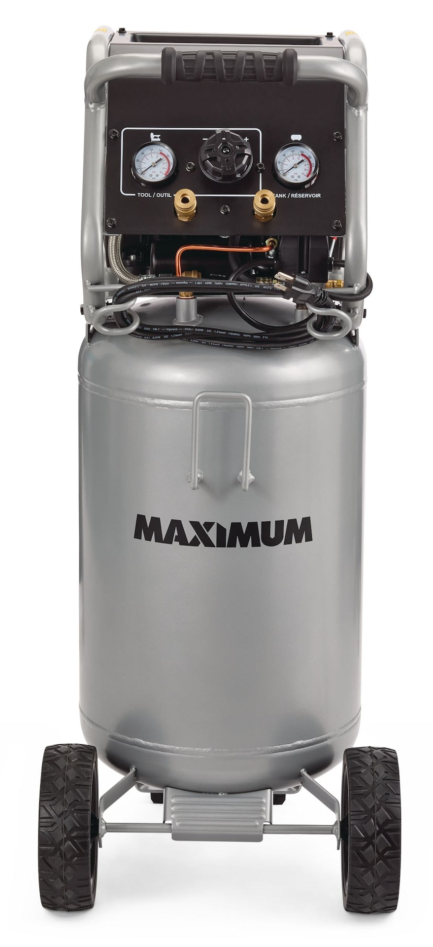 15-Gallon Oil-Free Quiet Portable Vertical Air Compressor with Top Tray L2Q3 - product image 1