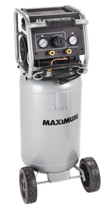 15-Gallon Oil-Free Quiet Portable Vertical Air Compressor with Top Tray L2Q3 - product image 6