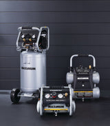 15-Gallon Oil-Free Quiet Portable Vertical Air Compressor with Top Tray L2Q3 - product image 8