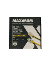 25-ft 12/3 Outdoor Extension Cord with Grounded Outlet, Lighted End and Locking Connector, Yellow/Black T8P4 - product image 3