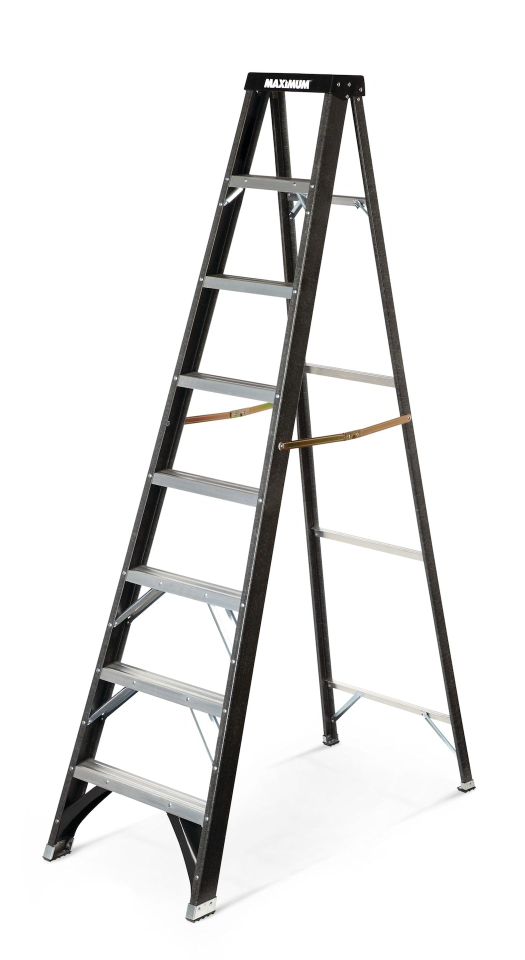 Grade 1 Fibreglass Heavy-Duty Industrial Step Ladder, 250-lb, 8-ft Z7R6 - product image 1
