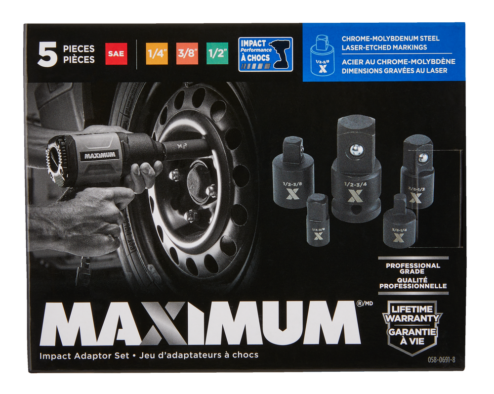 Impact Adapter Set with Case, 5-pc F8F9 - product image 4