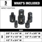Impact Adapter Set with Case, 5-pc F8F9 - product image 6