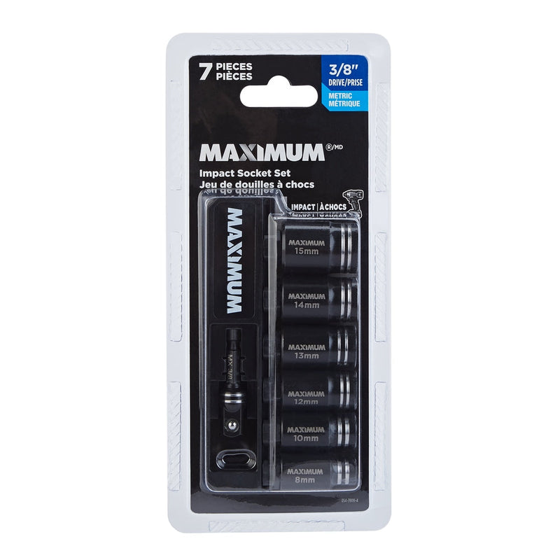 Impact Driver Socket Set, Metric, 7-pc L1F5