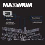 Professional Grade Impact Socket Set, 150-pc, SAE / Metric, CRMO E2B3 - product image 4