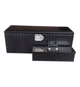 Truck Chest Box with Portable Tool Box, Black, 35.5-in G7E4 - product image 1