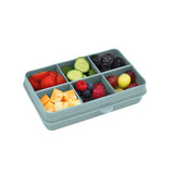 Mini Divided Snackle Box, Food Storage Container with 6 Compartments, Sage K6I0 - product image 1