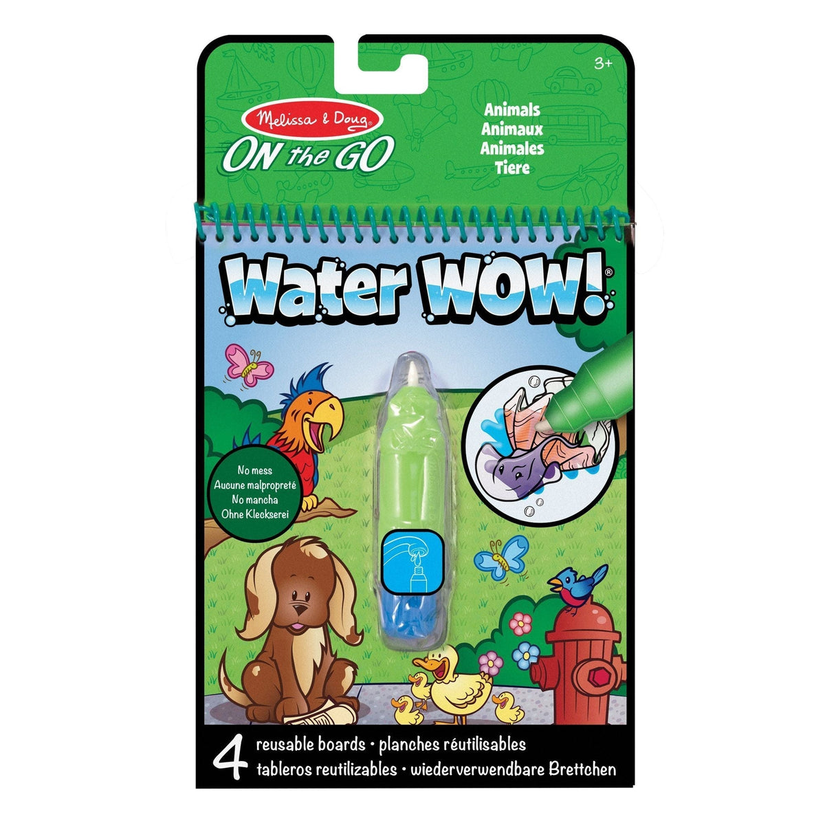 On the Go Water Wow! Reusable Water-Reveal Activity Pad - Animals V9P0 - product image 1