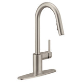 Align Single Handle Modern Pull Down Sprayer Kitchen Faucet with Reflex & Power Clean, Stainless Steel M6Y1 - product image 1