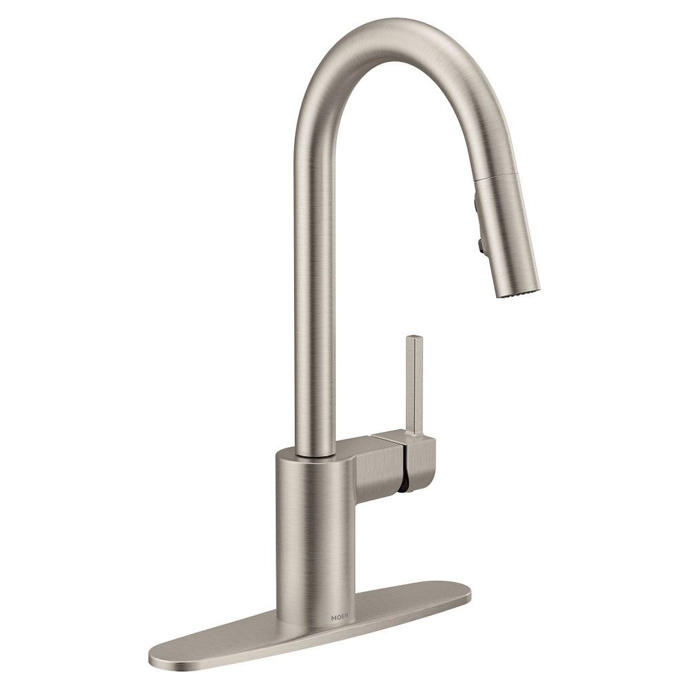 Align Single Handle Modern Pull Down Sprayer Kitchen Faucet with Reflex & Power Clean, Stainless Steel M6Y1 - product image 1