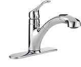 Renzo Single-Handle Pull-Out Kitchen Faucet, Chrome J6N2 - product image 1