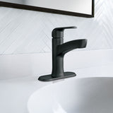 Tilson Single-Handle Matte Black Bathroom Lavatory/Bathroom Sink Faucet B5D3 - product image 4