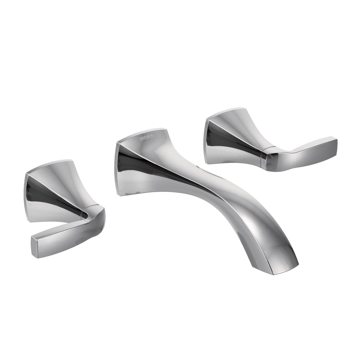 Voss Two-Handle Wall Mount Bathroom Faucet Trim Kit (Valve Required), Chrome S4Q6 - product image 1