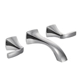 Voss Two-Handle Wall Mount Bathroom Faucet Trim Kit (Valve Required), Chrome H2G4 - product image 1