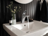 Zarina Single Handle High Arc Bathroom Faucet, Chrome S9I6 - product image 4