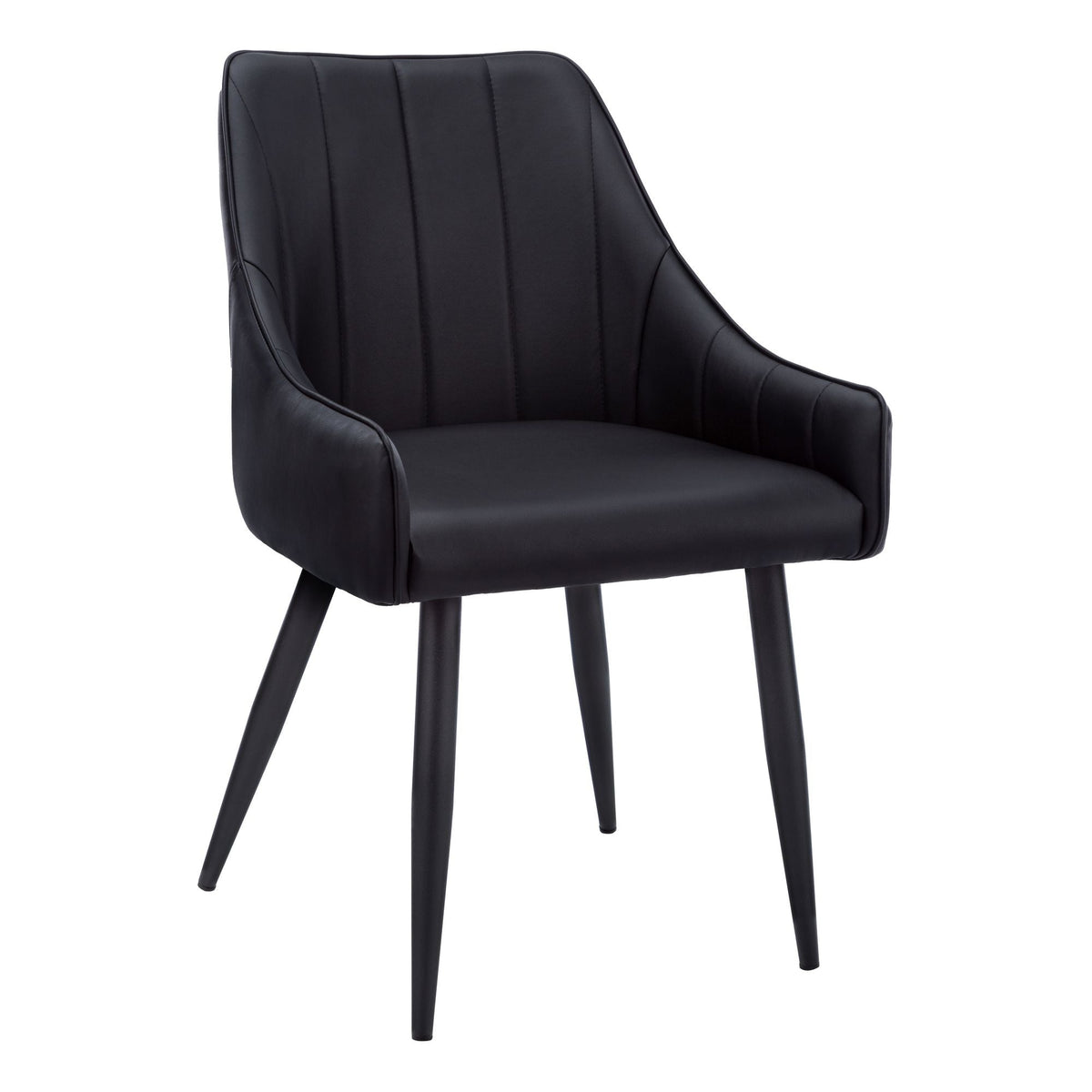 Tufted Leather Look Dining Chair Set, 2-pc V0C4 - product image 1