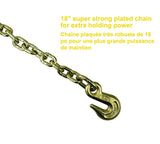10,000-lb Commercial Ratchet Tie Down Strap, with 18-in Chain, 2-in x 27-ft O9Y2 - product image 5