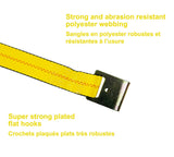 10,000-lb Commercial Ratchet Tie Down Strap, with Flat Hook, 2-in x 27-ft X1S1 - product image 3