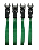 1,500-lb Padded Ratchet Tie Down Straps, 1-in x 14-ft, 4-pk T3H2 - product image 2