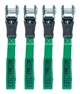 1,500-lb Padded Ratchet Tie Down Straps, 1-in x 14-ft, 4-pk T3H2 - product image 6