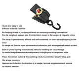 3,300-lb Retractable Transom Tie Down Strap, 2-in x 43-in, 2-pk B2Q7 - product image 4
